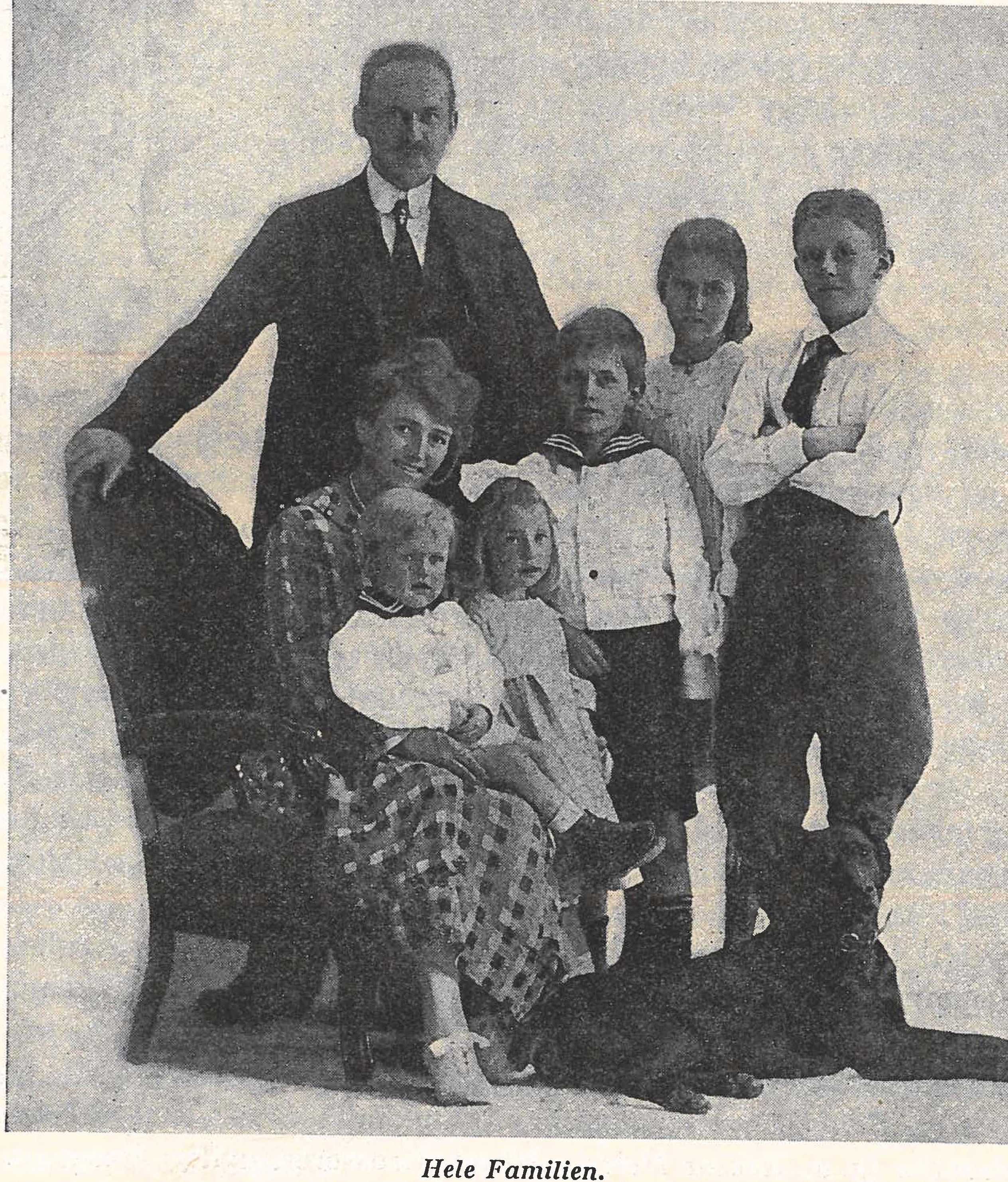 Foto af Steinkes familie