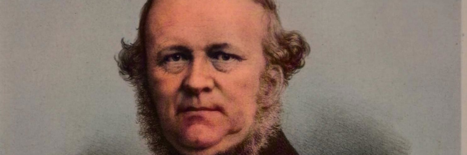 Hubertz. Farvelagt originaltegning