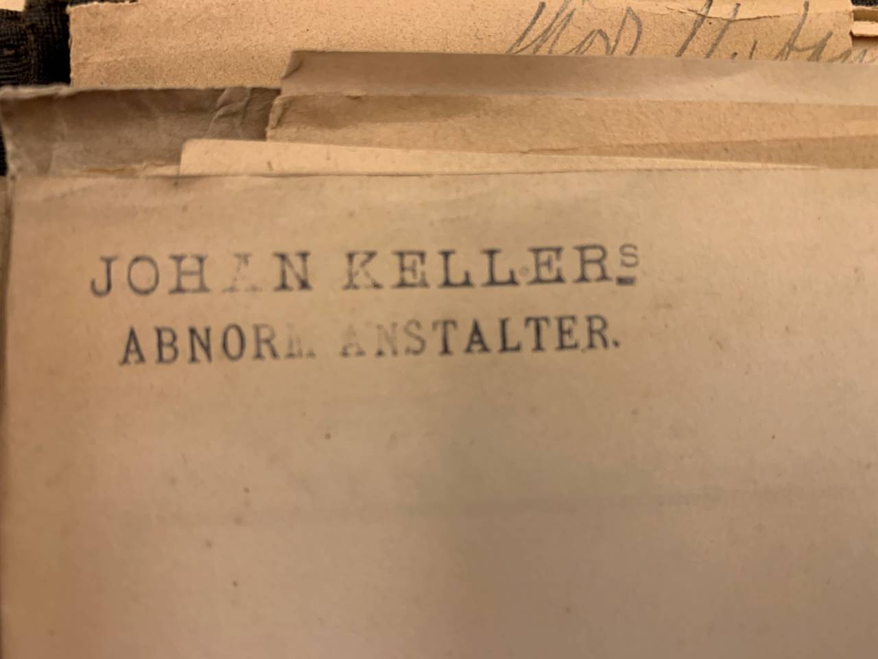 Før navnet ‘Aandssvageanstalt’ hed det ‘Abnormanstalt’. Endnu før var det ‘Idiotanstalt’. Foto: Vejlemuseerne.