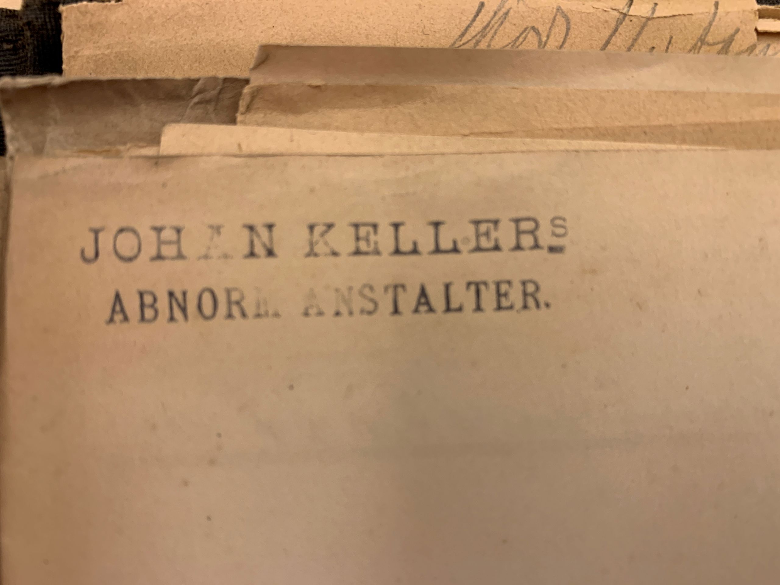 Før navnet ‘Aandssvageanstalt’ hed det ‘Abnormanstalt’. Endnu før var det ‘Idiotanstalt’. Foto: Vejlemuseerne.