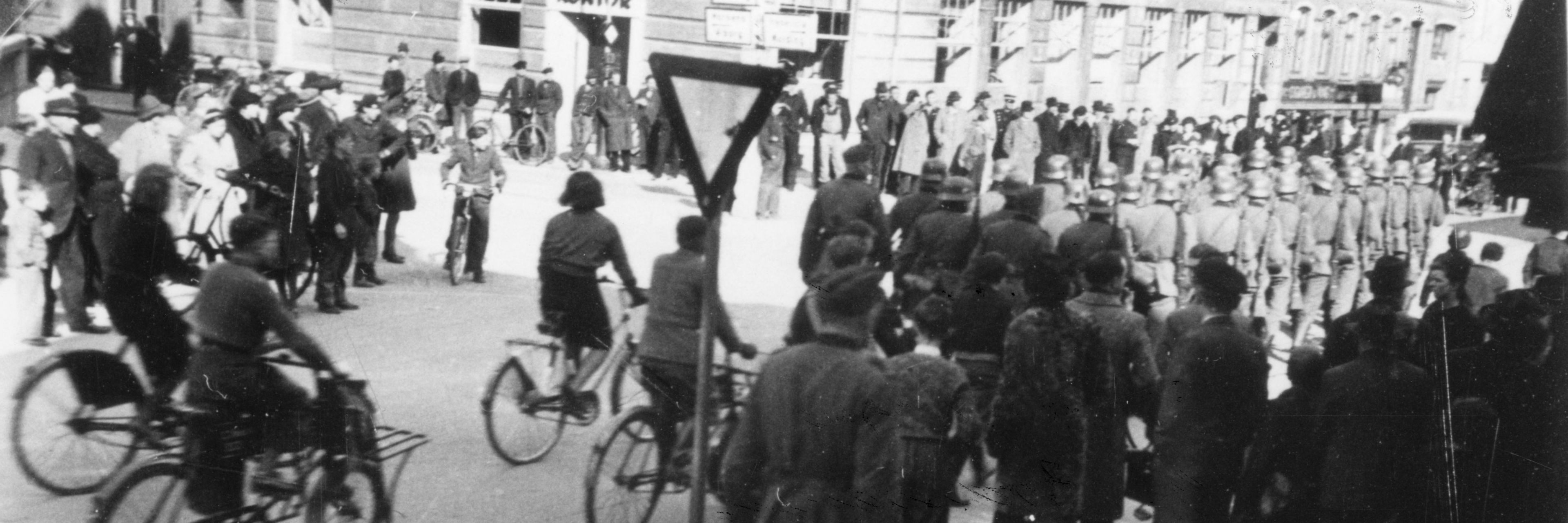 Tyske soldater i Vejle 9. april 1940
