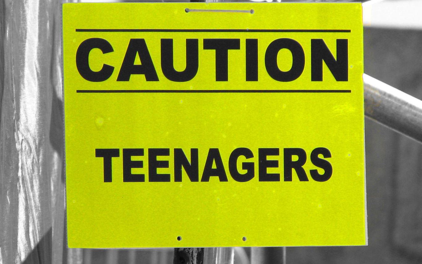 Caution teenagers
